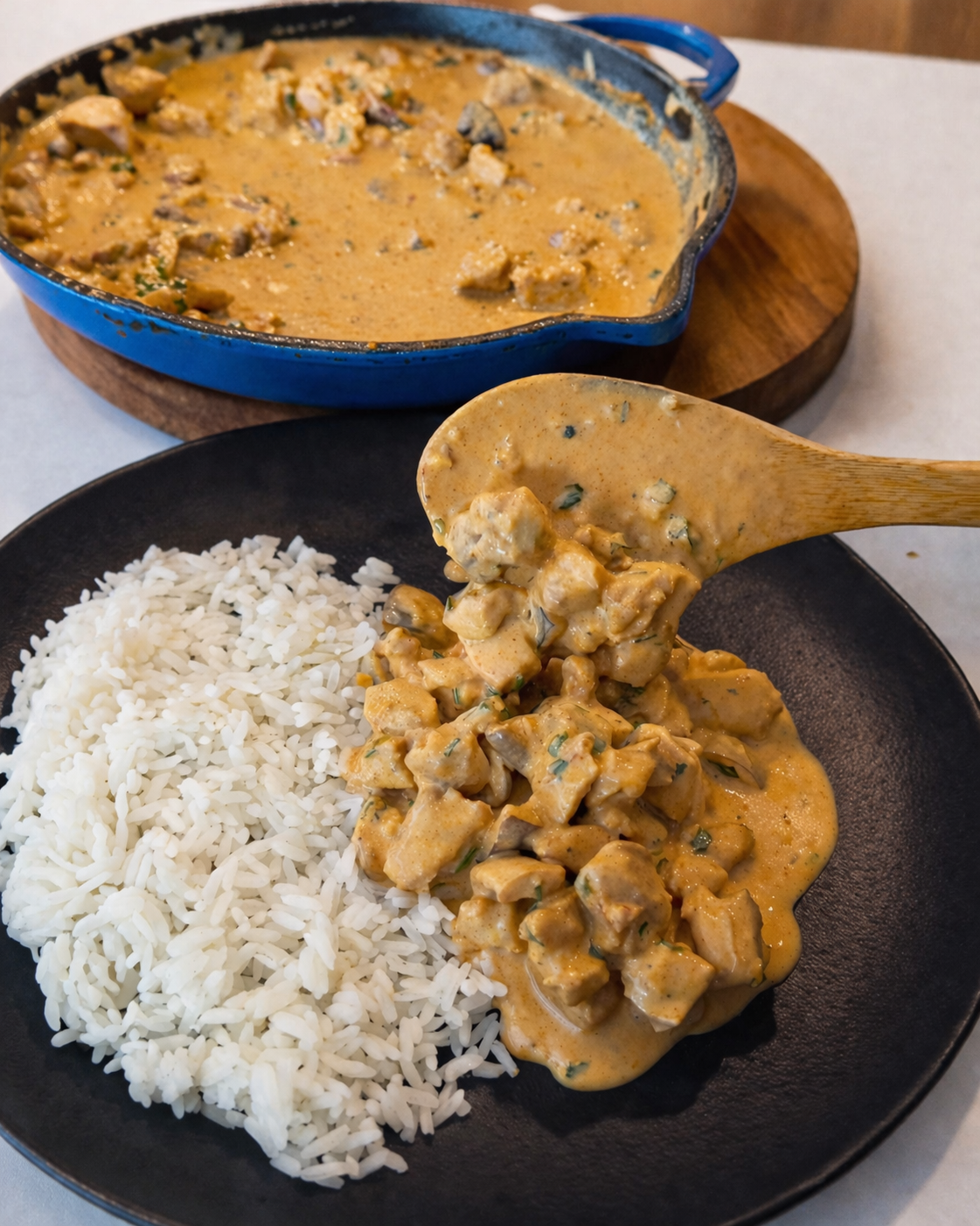 Estrogonofe de Frango